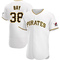 White Jason Bay Men's Pittsburgh Pirates Home Jersey - Authentic Big Tall